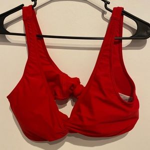 Abercrombie & Fitch Red Bikini Top